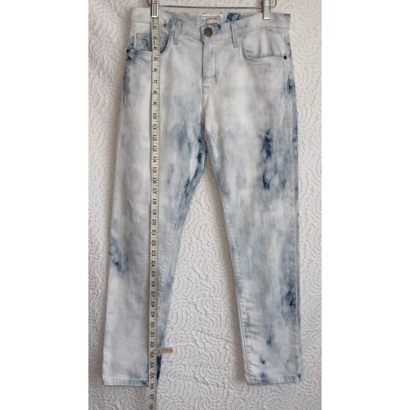 Current Elliott Jeans Womens Size 25 Indigo Summer Tie Dye The Fling Made In USA - Picture 3 of 10